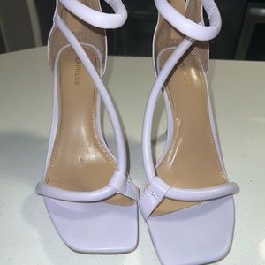 Tube Strap Heeled Sandals